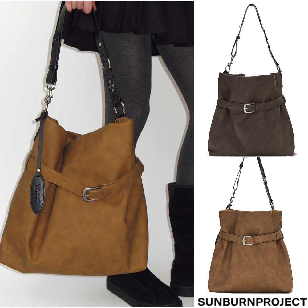 無料配送 ◆ SUNBURNPROJECT ◆ Rivet Belted Big Bag