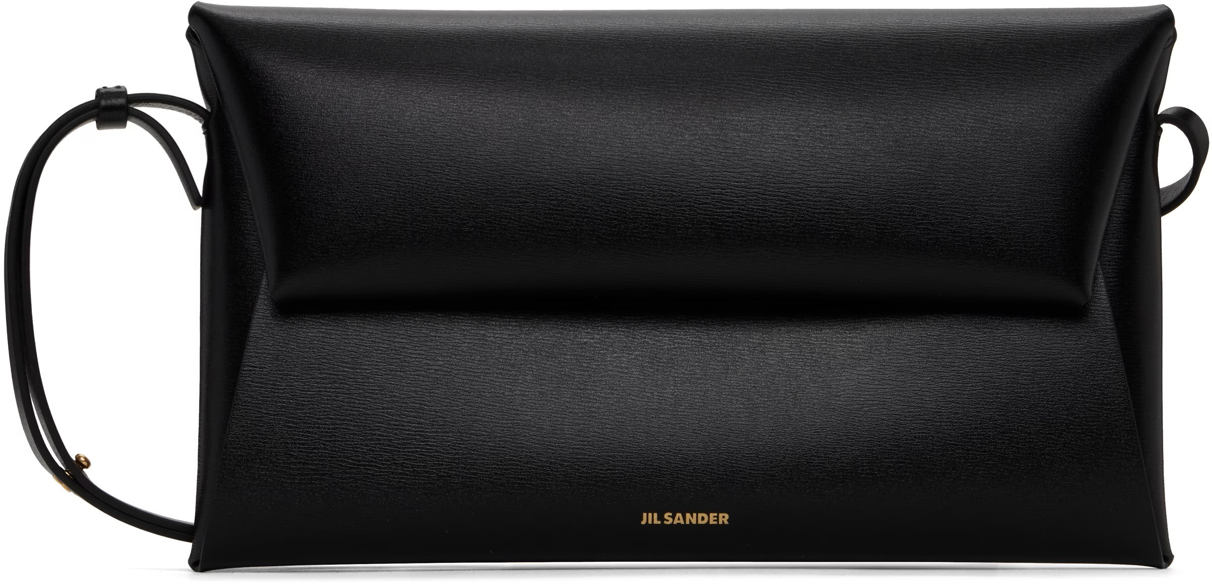 Jil Sander(ジルサンダー) ブラック スモール フォールド バッグ