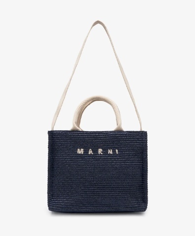 《MARNI》Small ラフィア バスケット トートバック ユニセックス