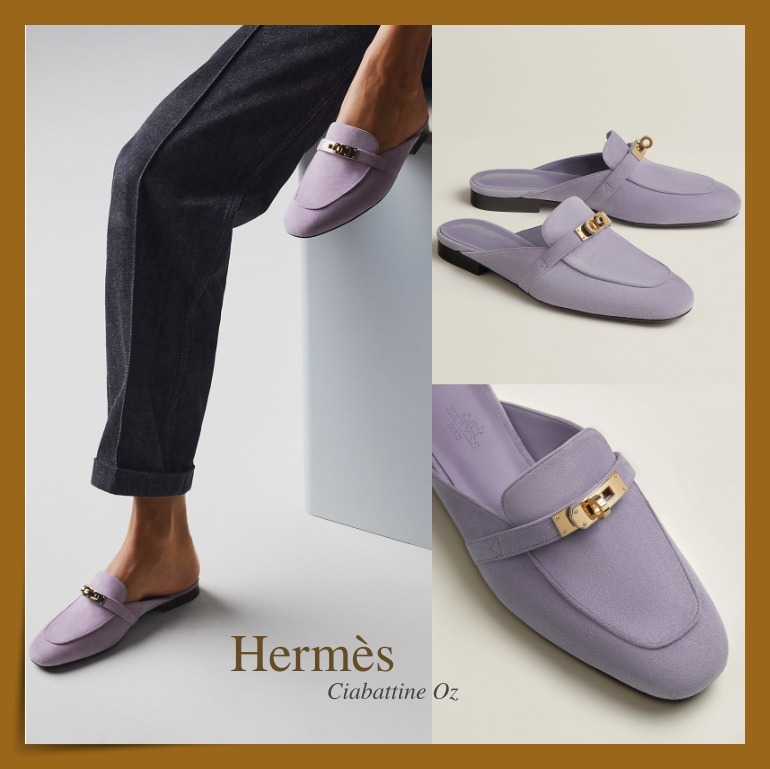 【HERMES】ケリーバックルと色合いが印象的☆Ozミュール ladies