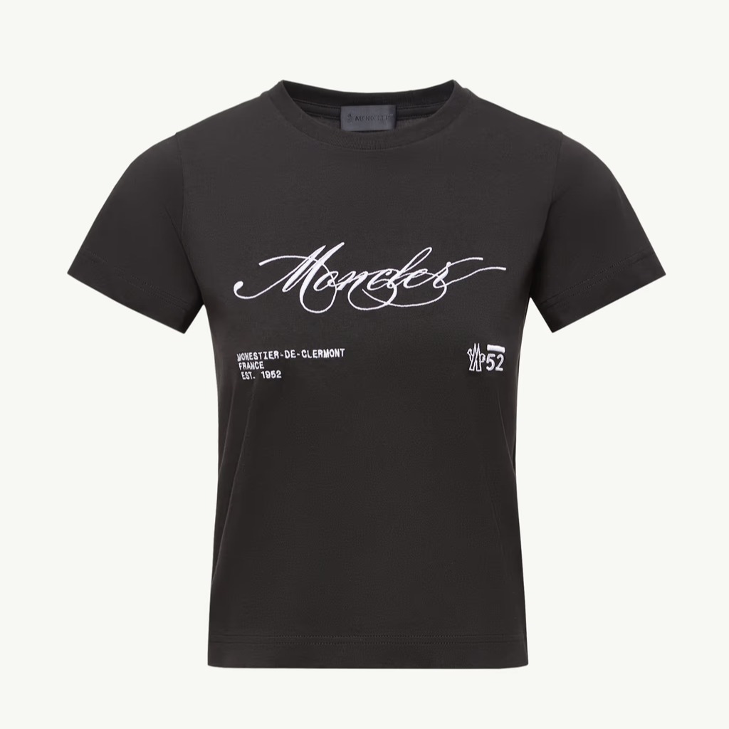 Moncler Tシャツ Cursive Logo Cotton T-Shirt ★関税込