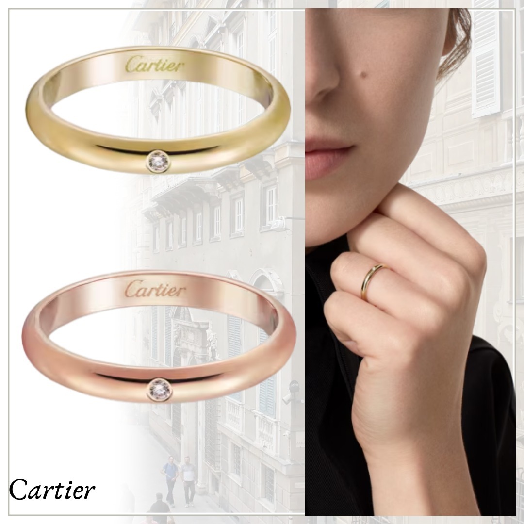 リッチ&シックに見せる【Cartier】ダイヤモンド リング