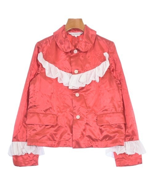 COMME des GARCONS GIRL ジャケット 赤x白 2023725Y0054