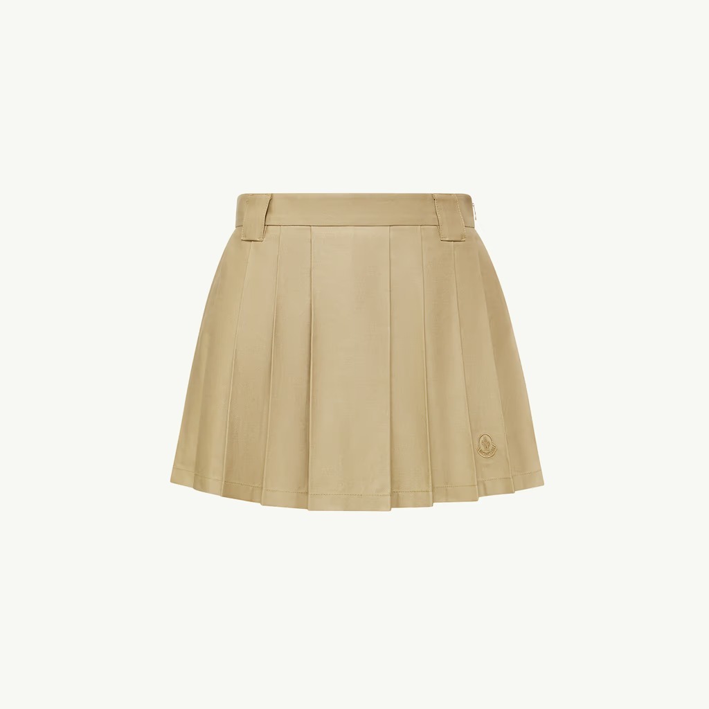 Moncler スカート Pleated Cotton Blend Mini Skirt 関税込
