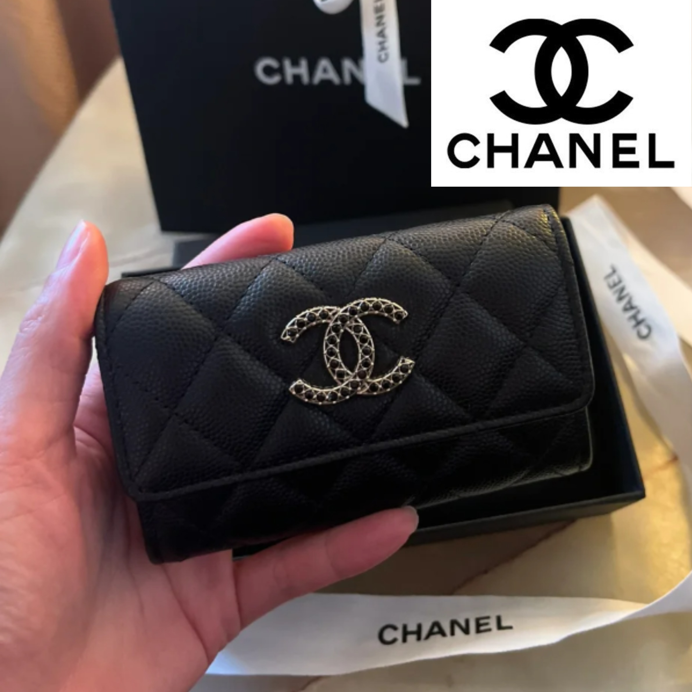 【人気♡可愛い】CHANEL スモールフラップ ウォレット