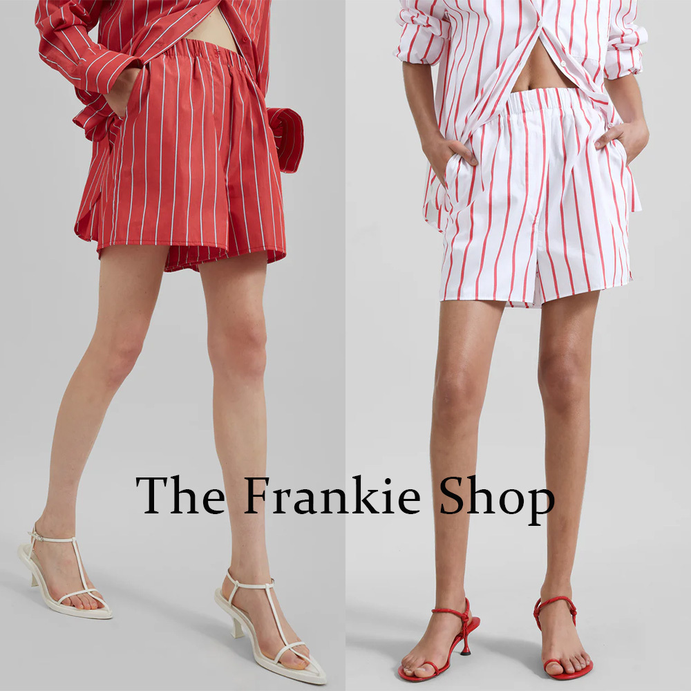 The Frankie Shop/Lui ストライプ Cotton Boxer ショーツ