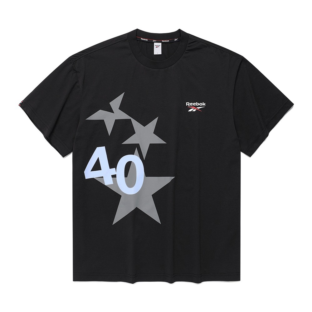 Tシャツ・カットソー [CAVISH]CAVISH X Reebok 40 STAR SS TEE[BLACK]