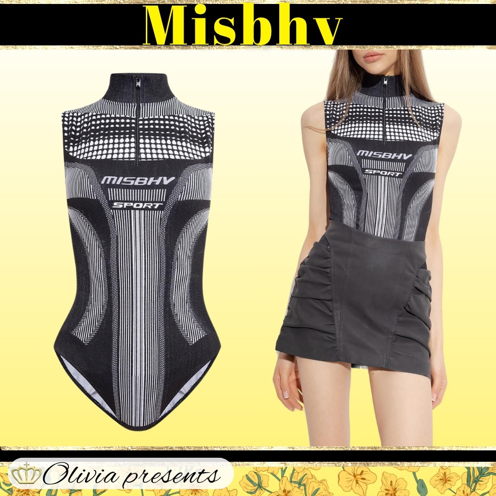 Misbhv＞＞＞スポーツ アクティブ ノースリーブ ボディスーツ