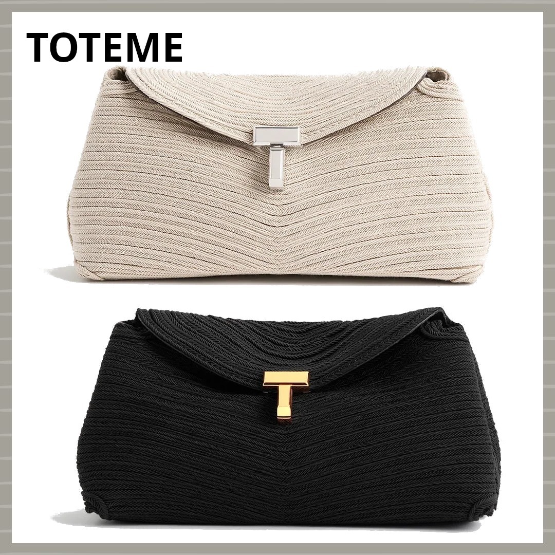 【TOTEME】Mini T-Lock クラッチ バッグ/ 各色