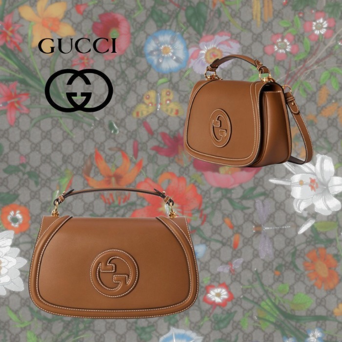 GUCCI BLONDIE ラージ トップハンドルバッグ
