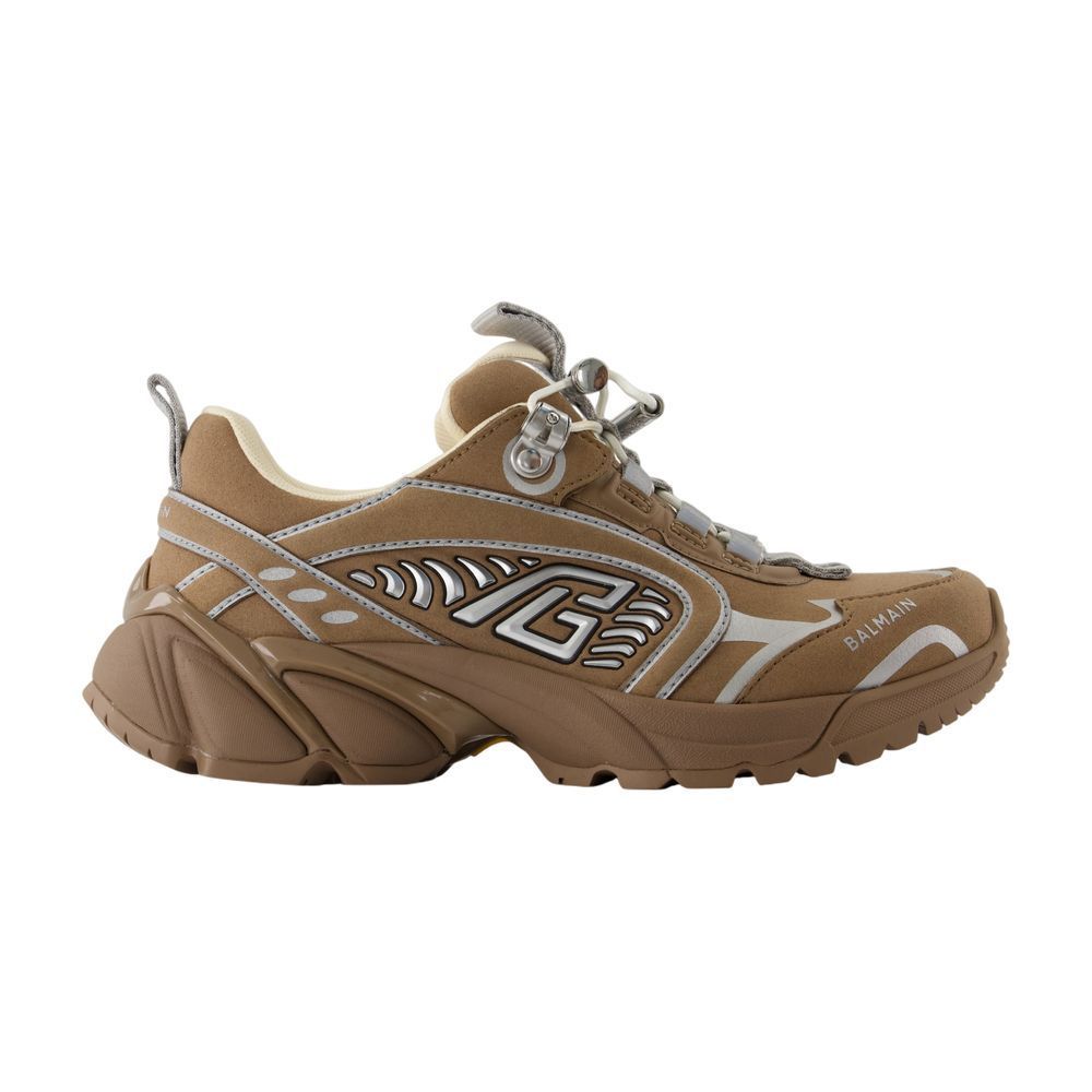 【関税込み】Cosmic Dust Sneakers - Balmain - Leather - Neutr