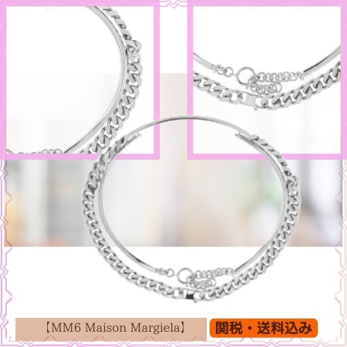 【MM6 Maison Margiela】MM6◇ミックスロゴ刻印◇ネックレス