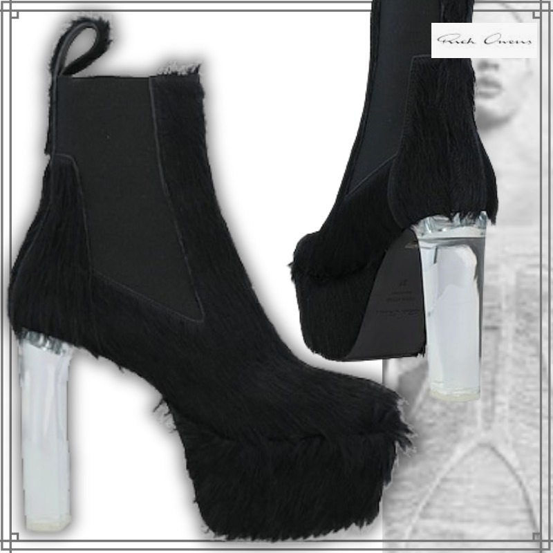 【ふわもこ】RICK OWENS ミニマルグリル ビートルブーツ