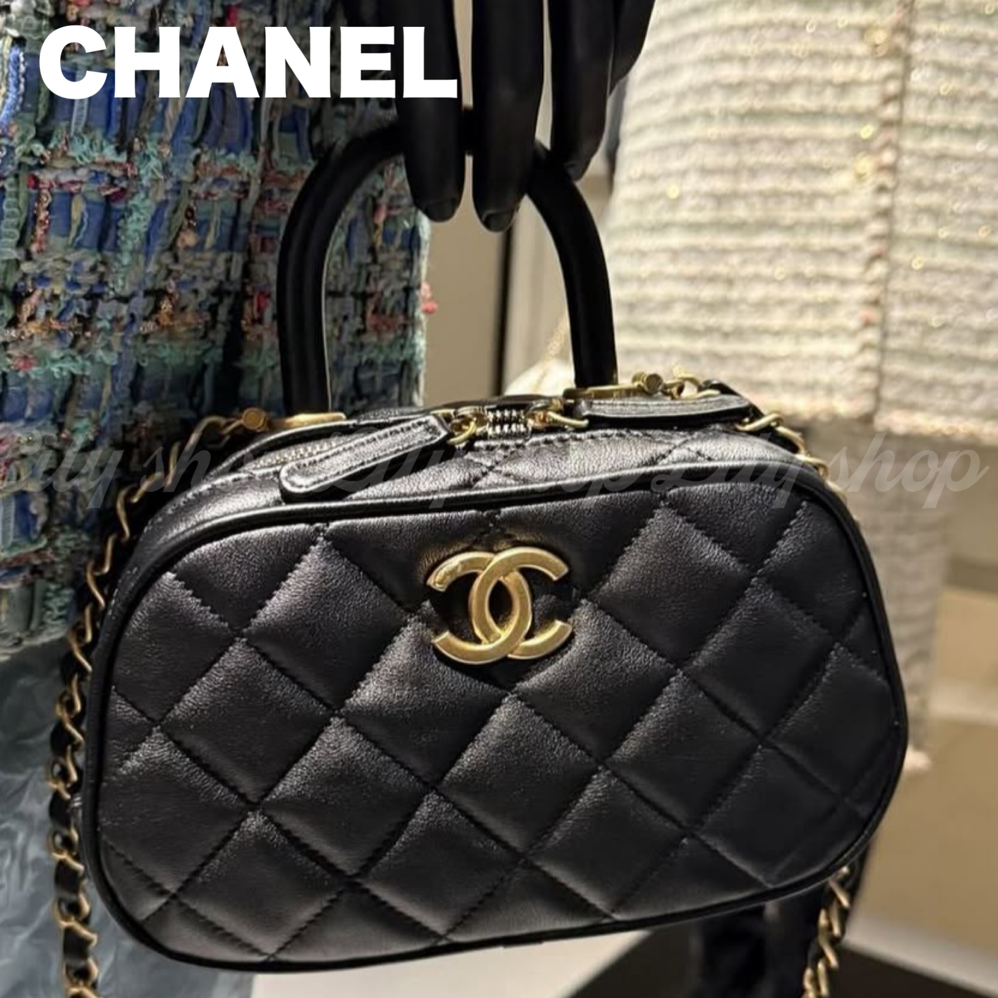 人気のサイズ感♡CHANEL ミニボーリングバック