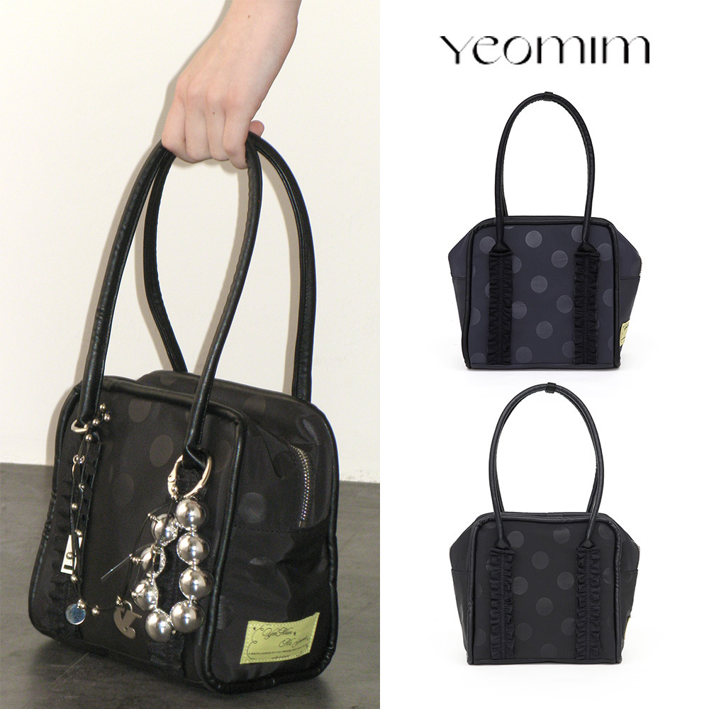 【YEOMIM】MINI BOX BAG ヨミム 韓国 ドット バッグ
