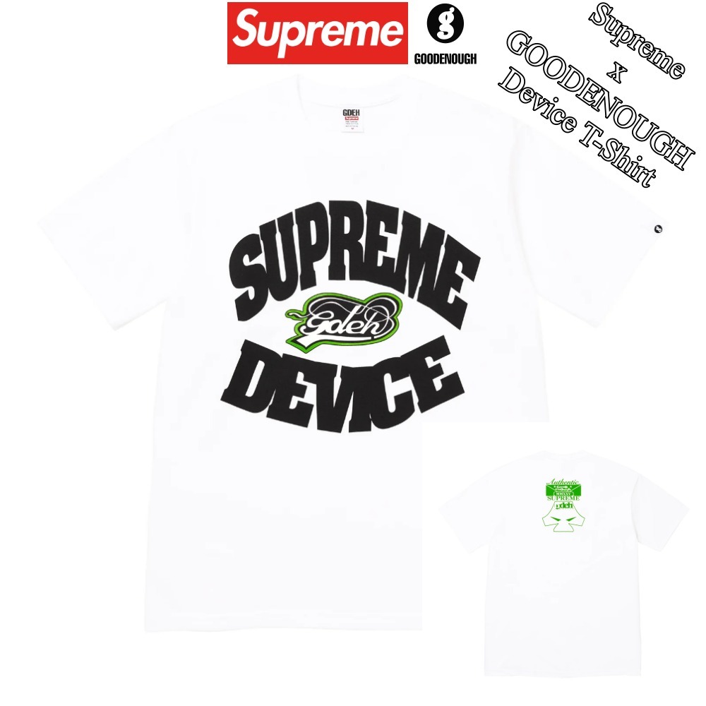 【Supreme x GOODENOUGH】Device T-Shirt★White★25SS★