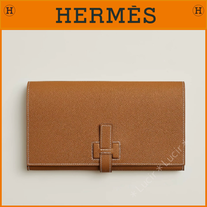 HERMES H Passant トウテンメイン ウォレットゴールド