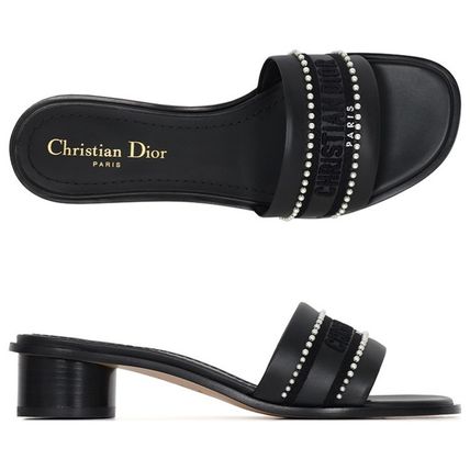 再入荷のおすすめ最新情報 Chris ブラック（黒）系 Dior(ディオール) サンダル・ミュール 靴