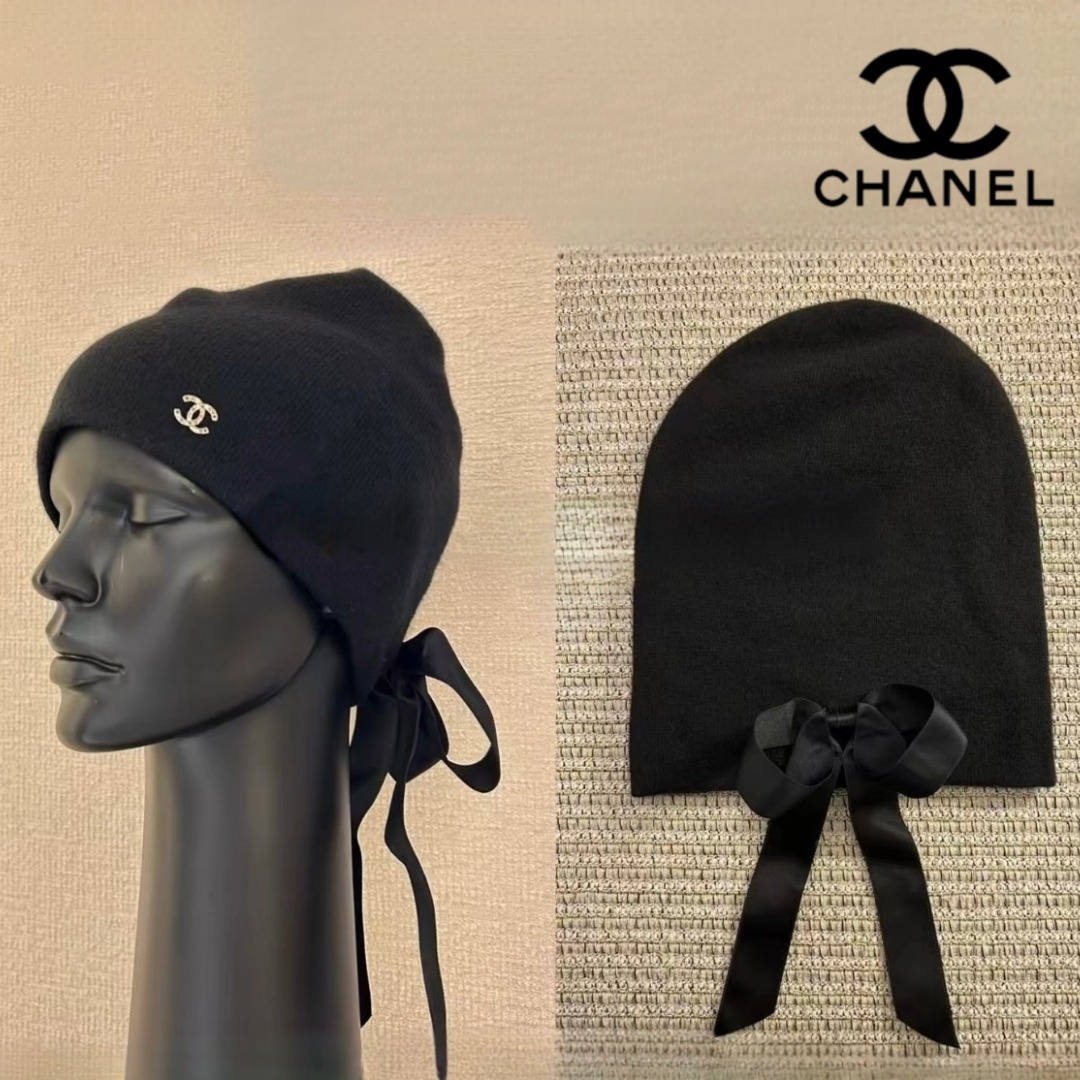 【周りと差がつく】CHANEL ニットキャップ