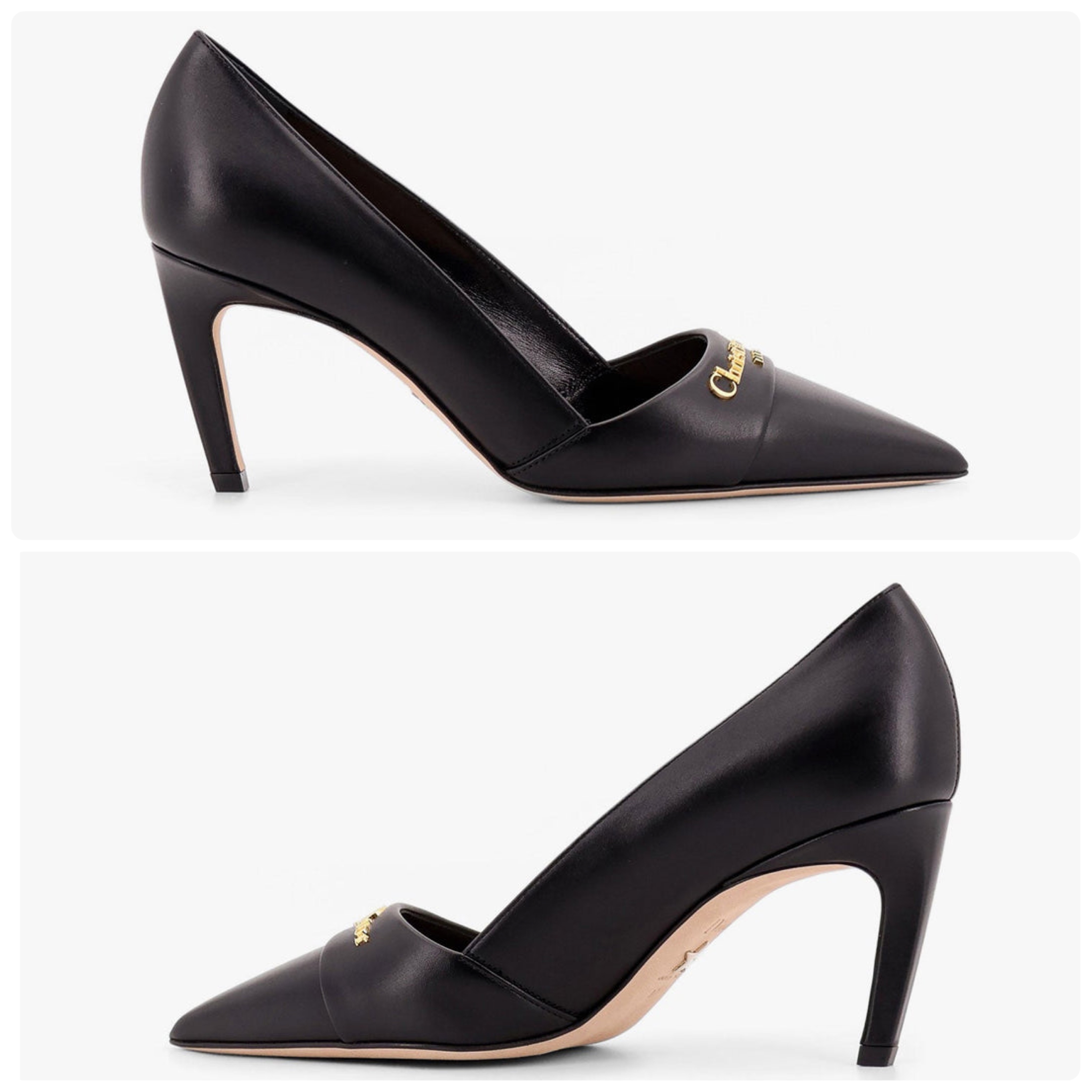 【Dior】メタルロゴレザーパンプス /送料込