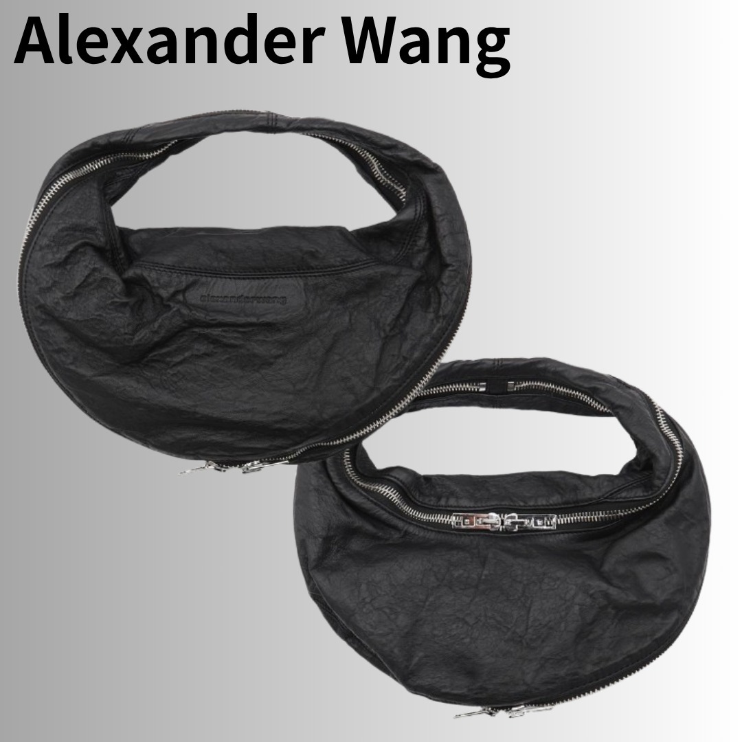 Alexander Wangツイスト ジップディテール トップハンドルバッグ