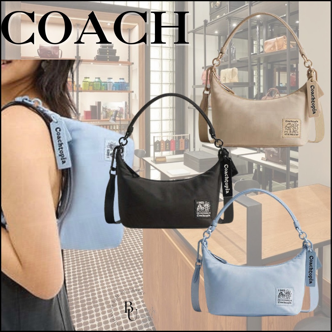 軽量 コンパクト【Coachtopia】 ループ ショルダーバッグ