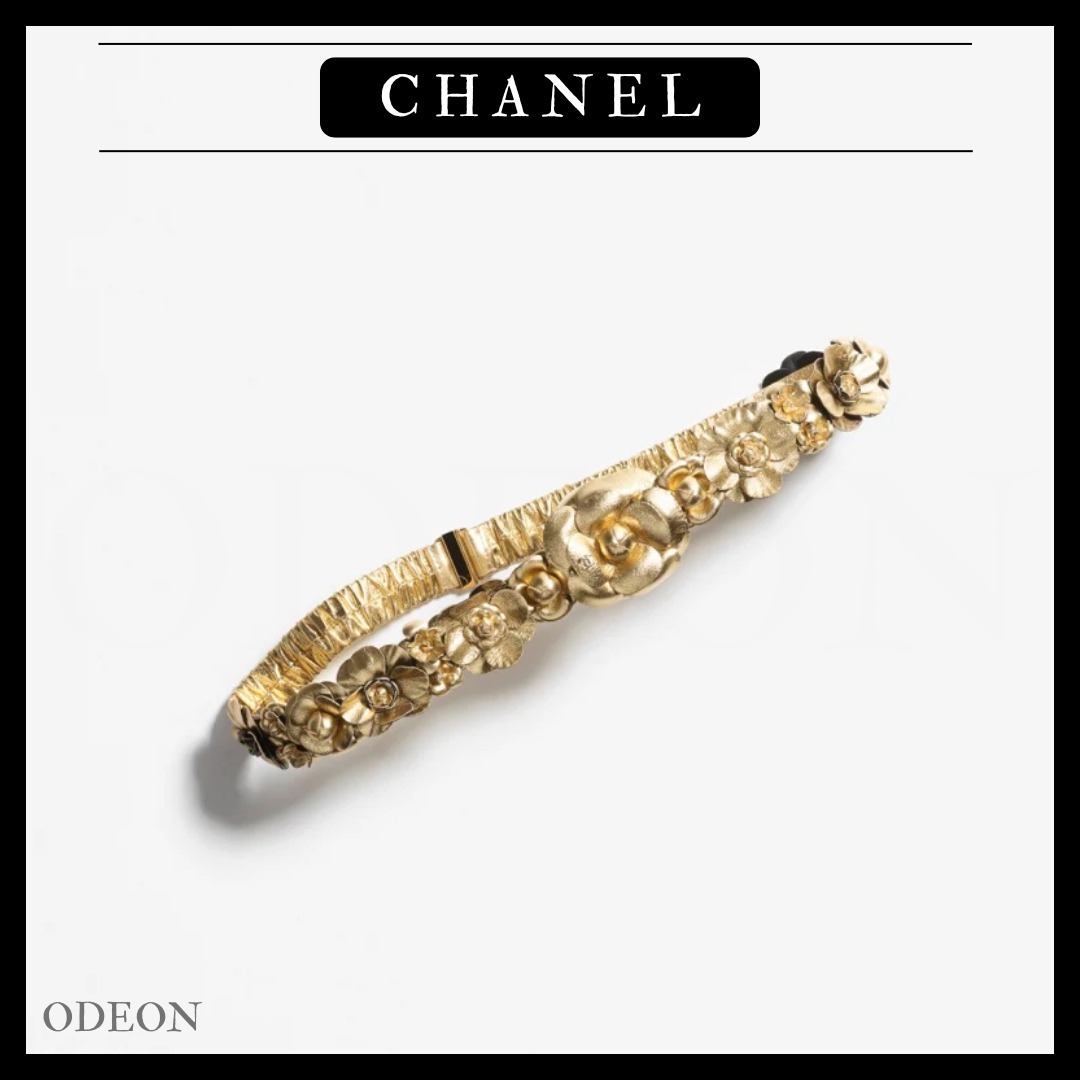 *25A限定♡希少*【CHANEL】ベルト カメリア CCロゴ