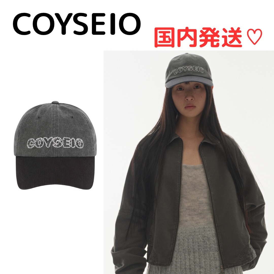 キャップ [COYSEIO] COY ANGEL CAP CHARCOAL