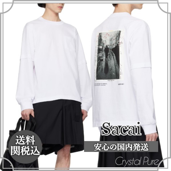 【Sacai】ジェームズ・ディーン ロンT 長袖 Tシャツ【送関込】