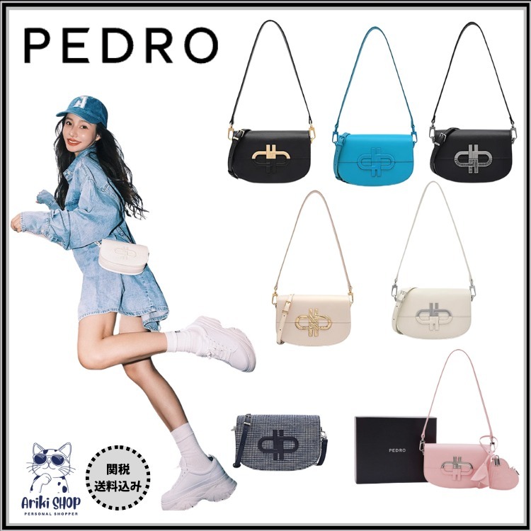 【関送込み 匿名配送】PEDRO ICON レザー ショルダーバック