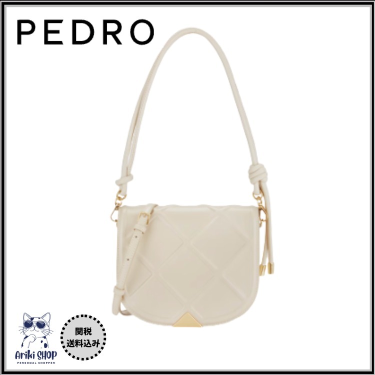 【関送込み 匿名配送】PEDRO サドル型 ワッフル バック