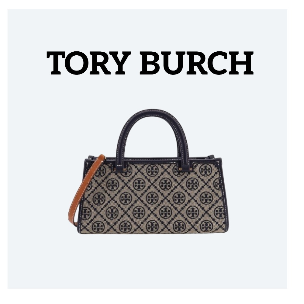 【TORY BURCH】Tモノグラム イーストウエスト スモール トート