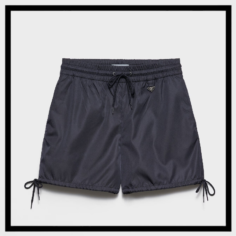 海外限定 スポーティスタイル PRADA ◆ Re-Nylon ショートパンツ