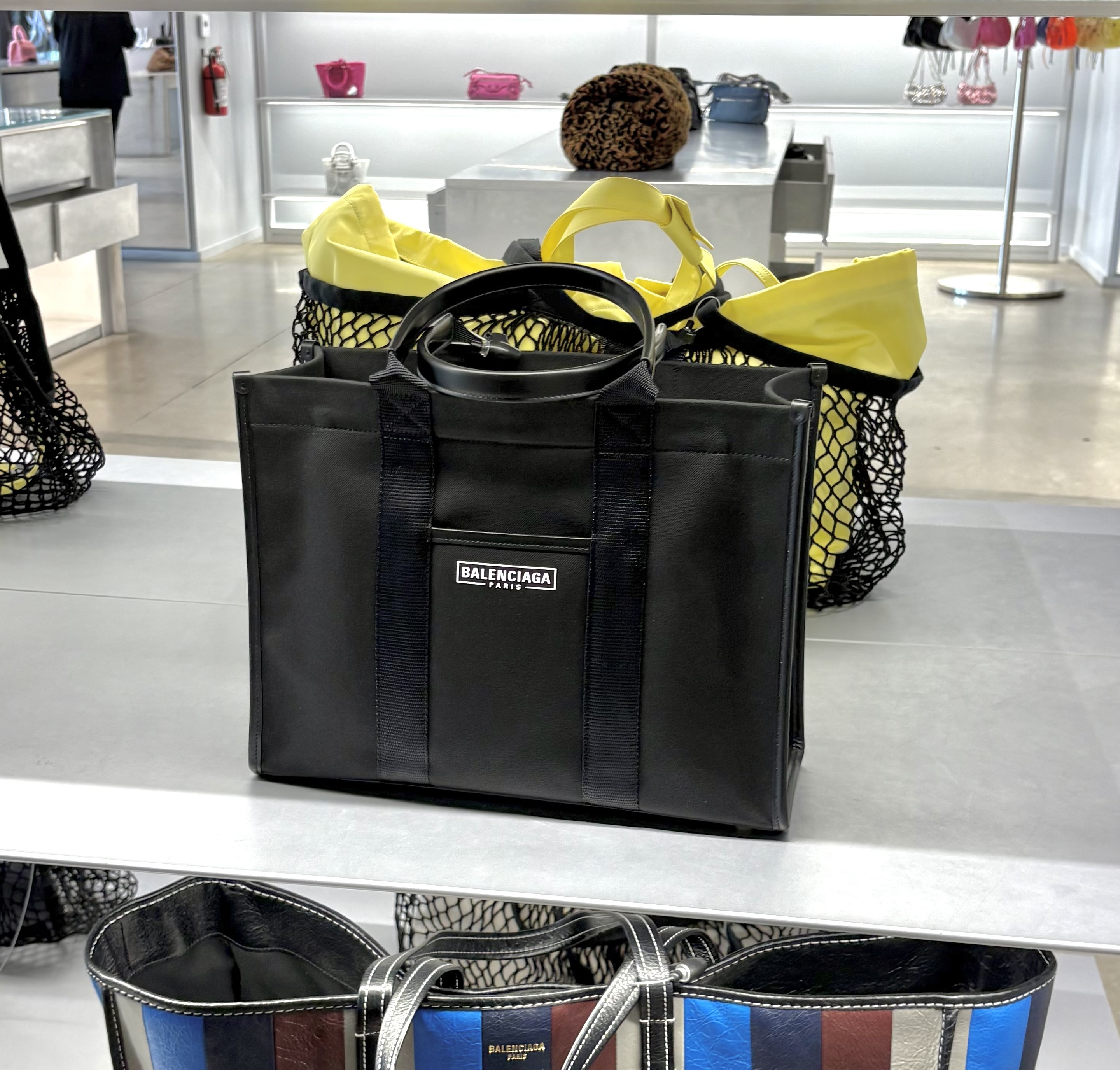 ユニセックス HARDWARE TOTE COTTON CANVAS S BALENCAIGA
