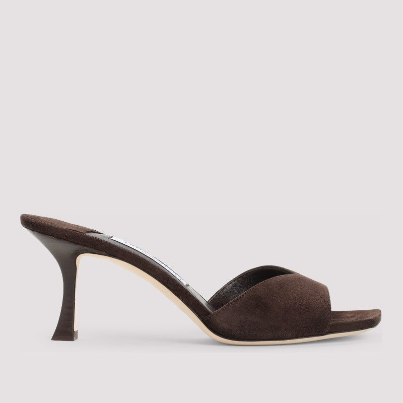 サンダル・ミュール Jimmy Choo Jimmy Choo Skye 70 Suede Mules
