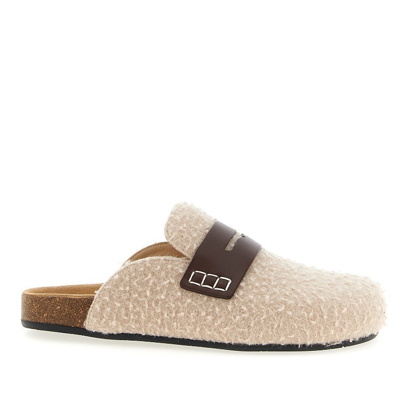 サンダル・ミュール J W ANDERSON FW25 'Felt Loafer' mules (LF0030FA0468 132)