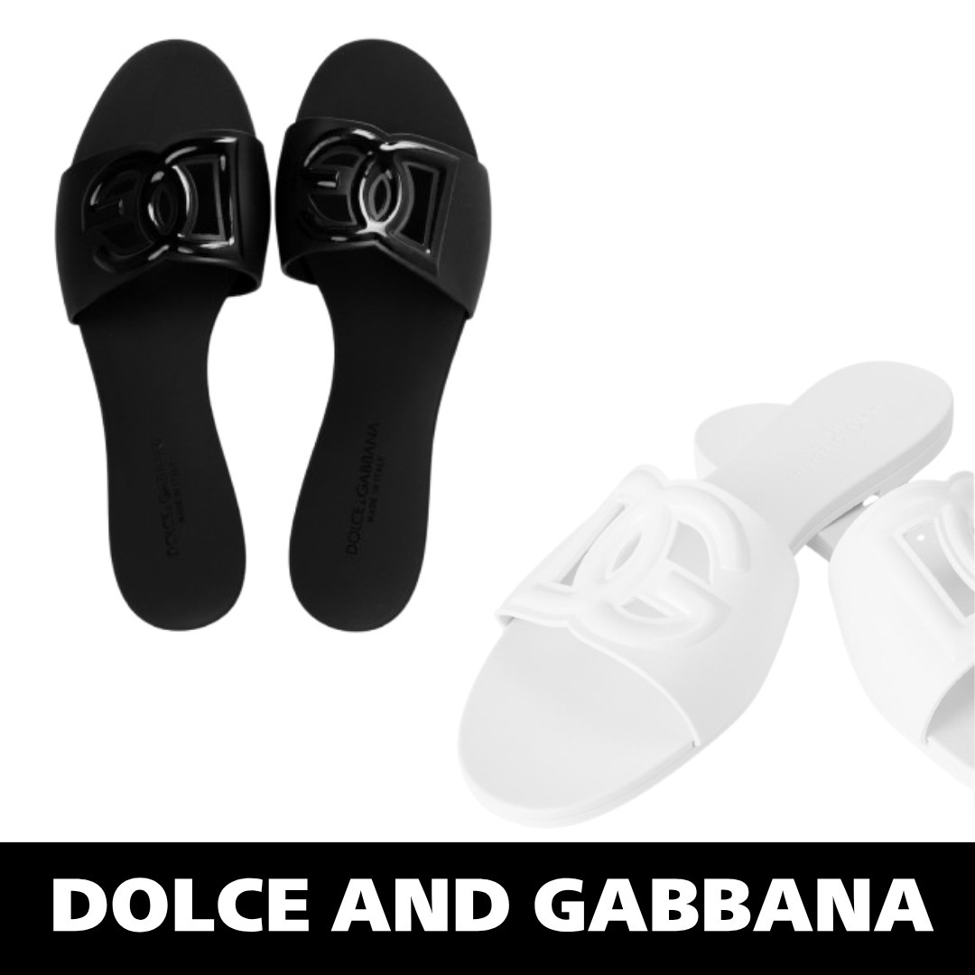 【税関/送料込】DOLCE AND GABBANA ★ DGロゴサンダル