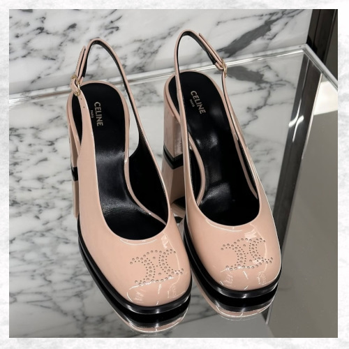 【可愛い☆】セリーヌ パンプス トリオンフ スリングバック