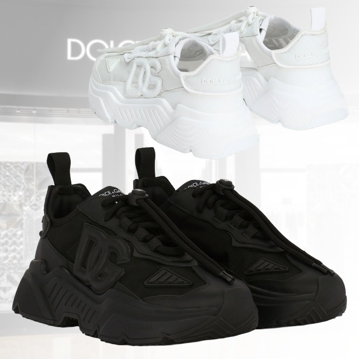 【超軽量＆上品】D&G デイマスターミックスマテリアルスニーカー