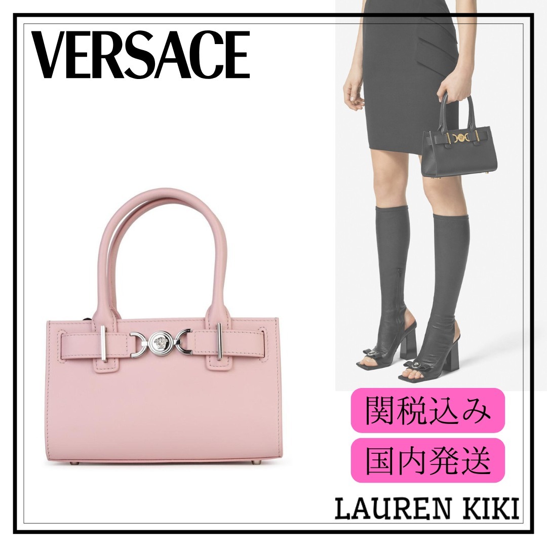 関税込 VERSACE/メデューサ '95 スモール トップハンドル バッグ