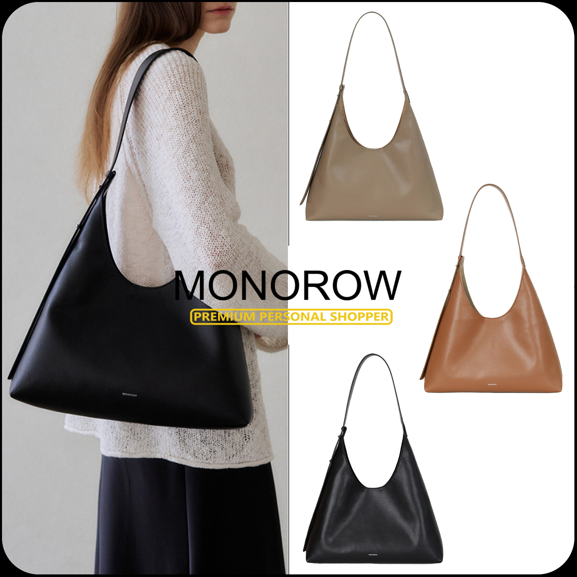 [MONOROW]★韓国人気★ANGLE BAG 3colors
