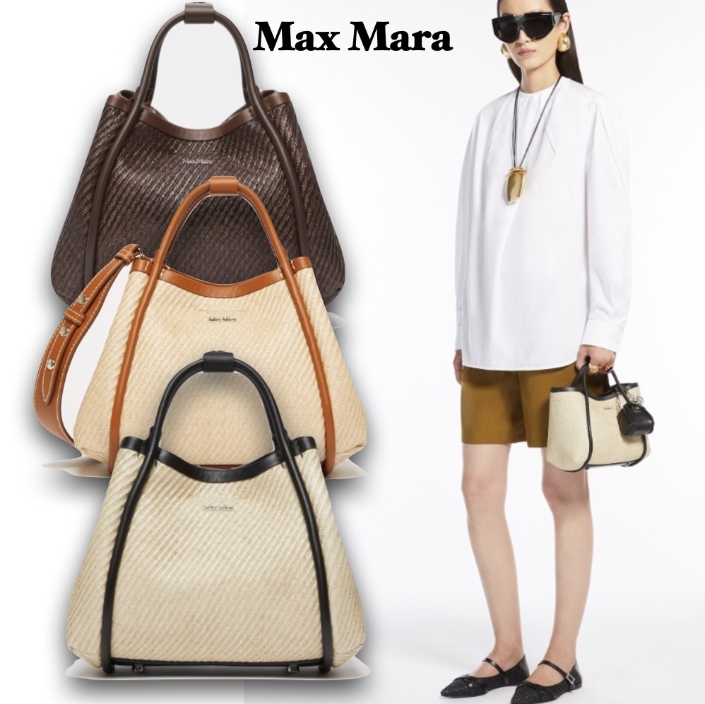 SALE《Max Mara》マリン ラフィア エクストラ スモール バッグ
