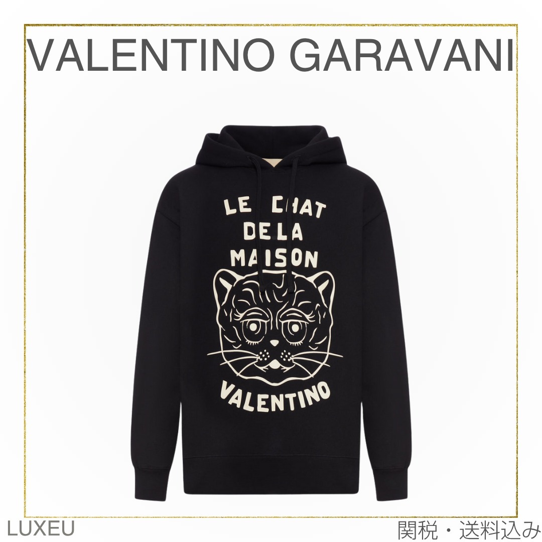 【FW25】VALENTINO ロゴフーディー
