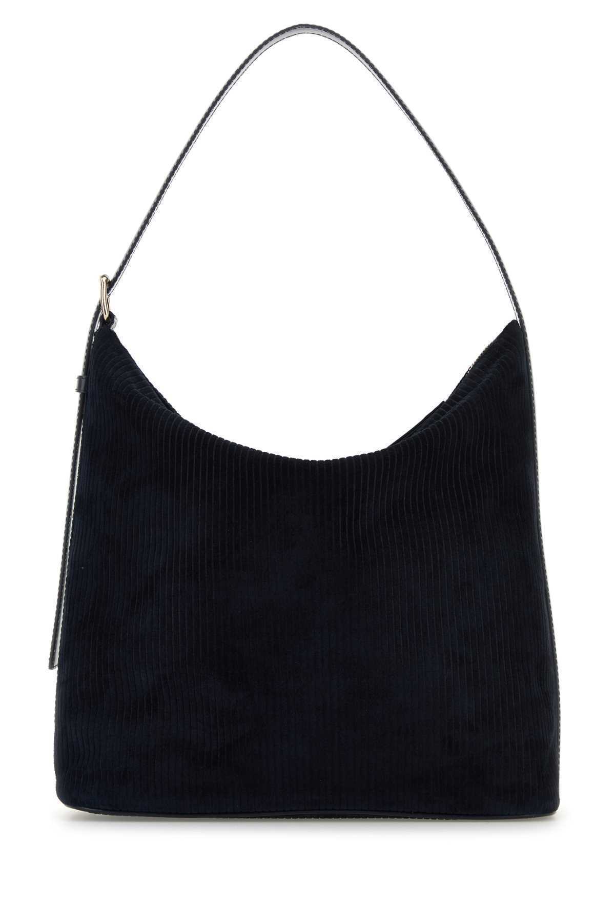 【関税&送料込】A.P.C. Dark Blue Corduroy Vera Shopping Bag