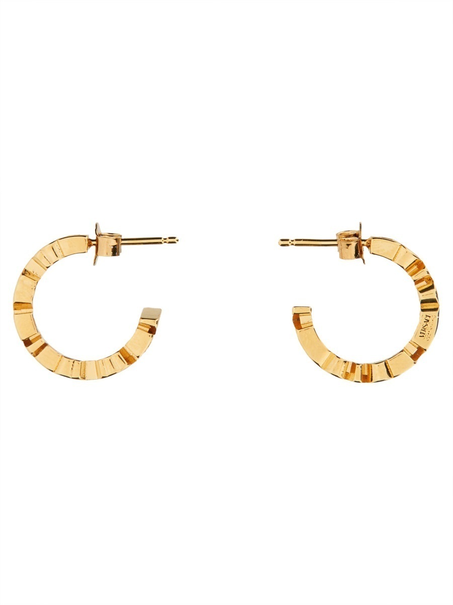 【関税&送料込】Versace Logo Hoop Earrings