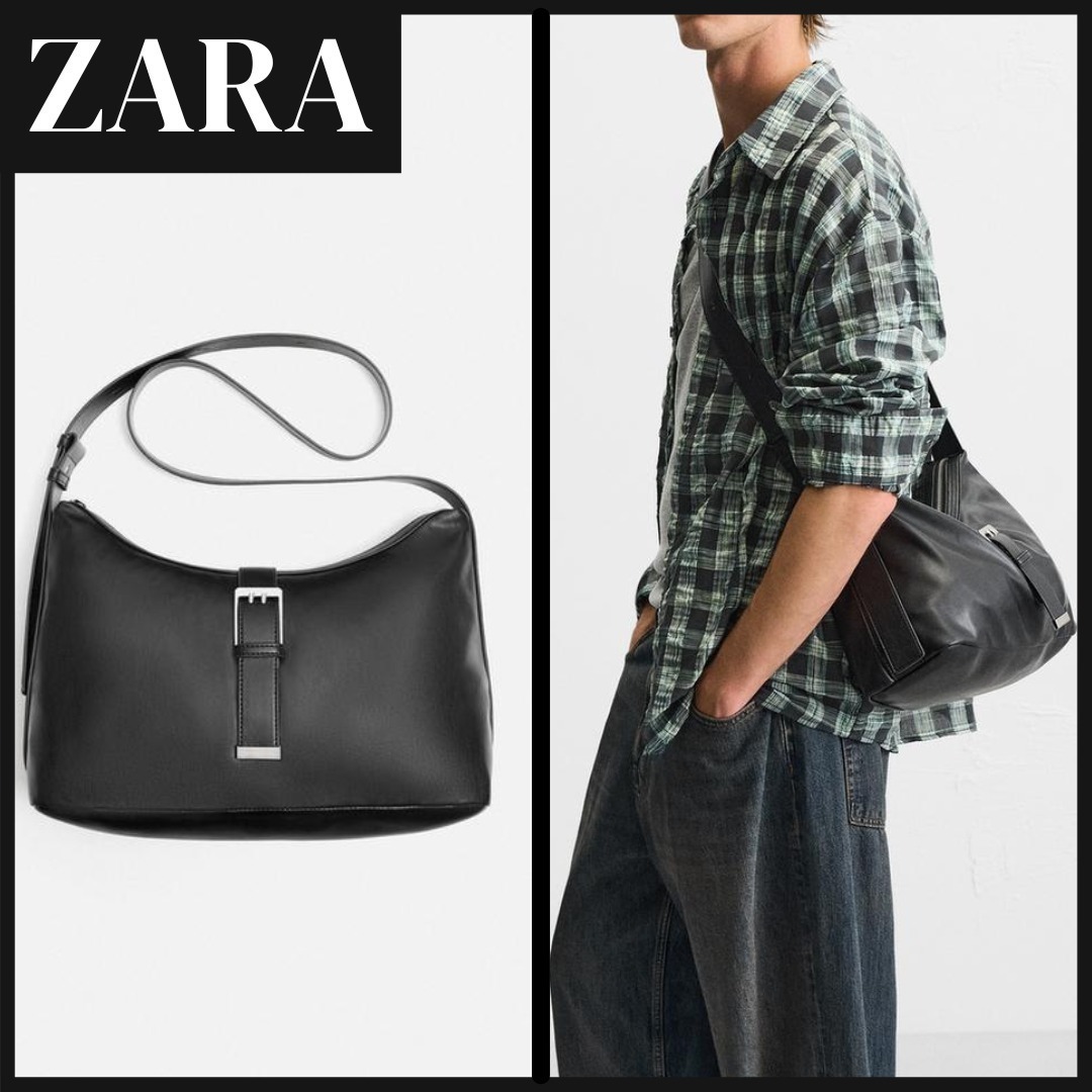 【ZARA】バックル クロスボディバッグ