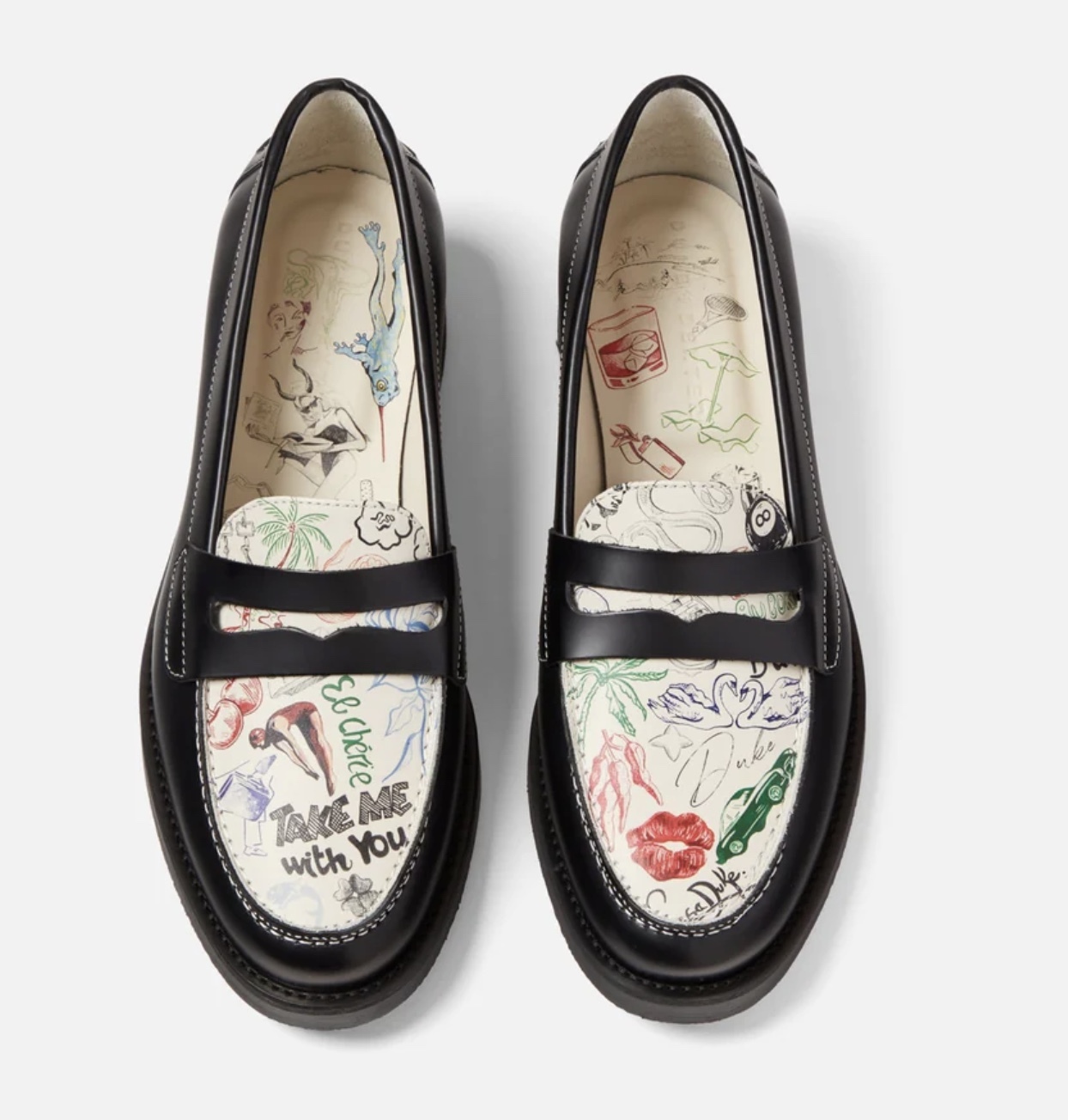 【Duke + Dexter】Wilde Sketch Penny Loafer - Women's