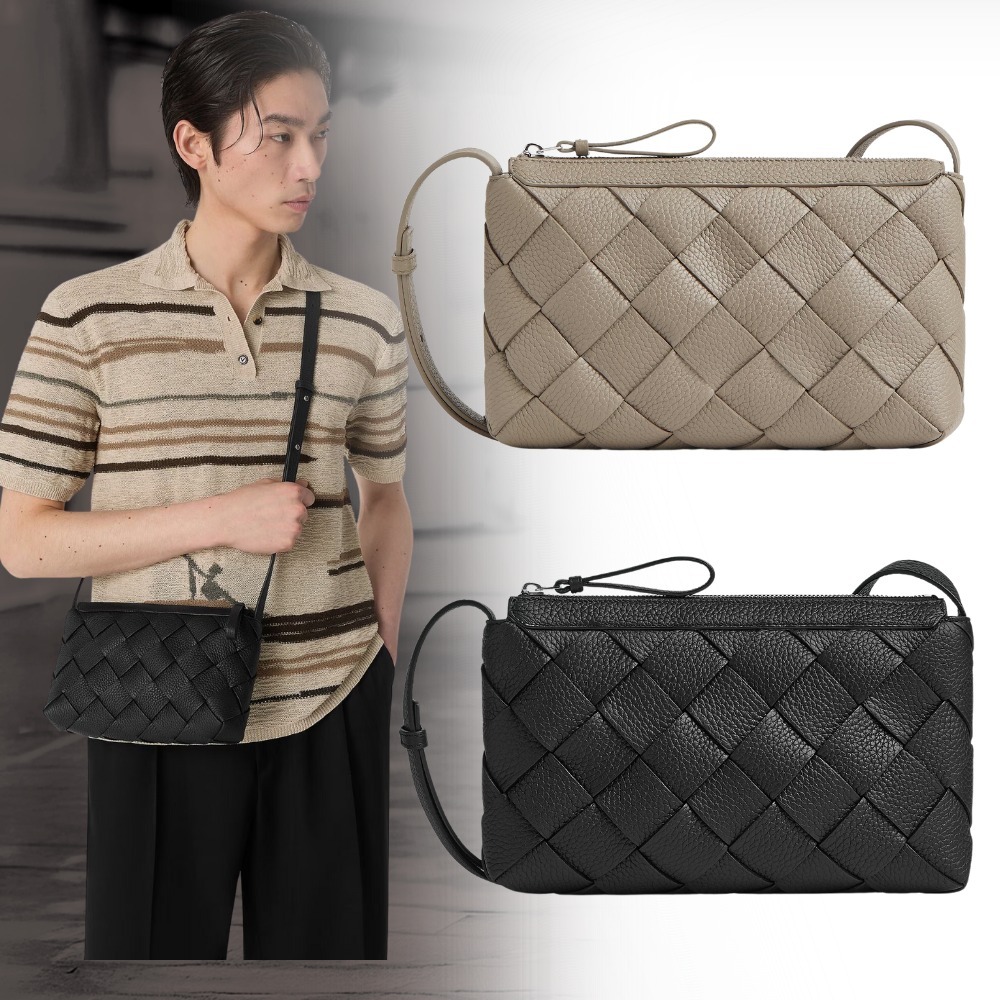 【シンプルに魅せる】BOTTEGA VENETA メッセンジャーバッグ 2色