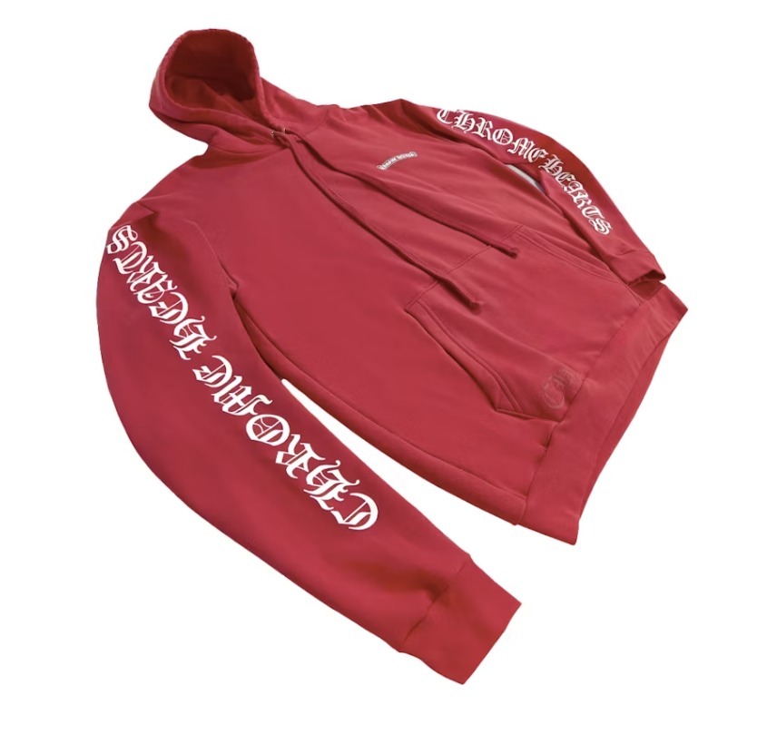 パーカー・フーディ Chrome Hearts Red Hoodie SS25