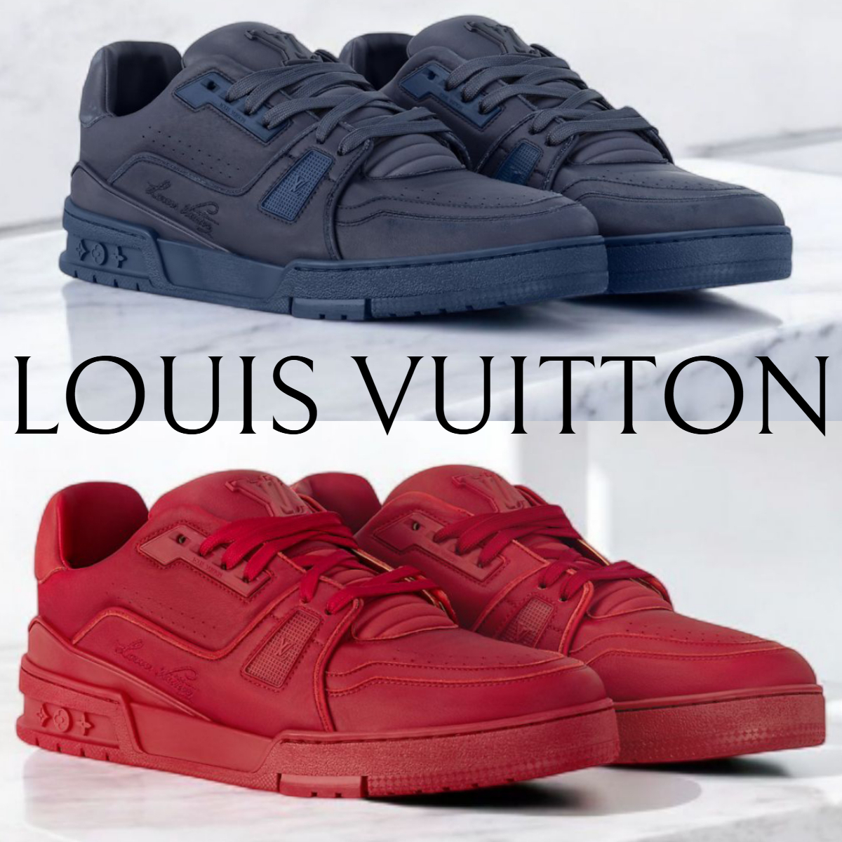 メンズ*LV*LV Trainer スニーカー Distressed